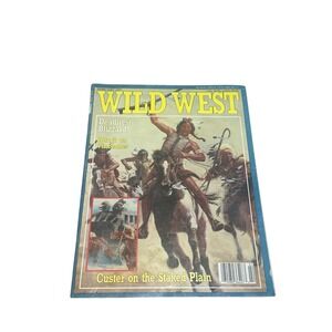 WILD WEST Magazine February 1990 Custer On The Staked‎ Plain